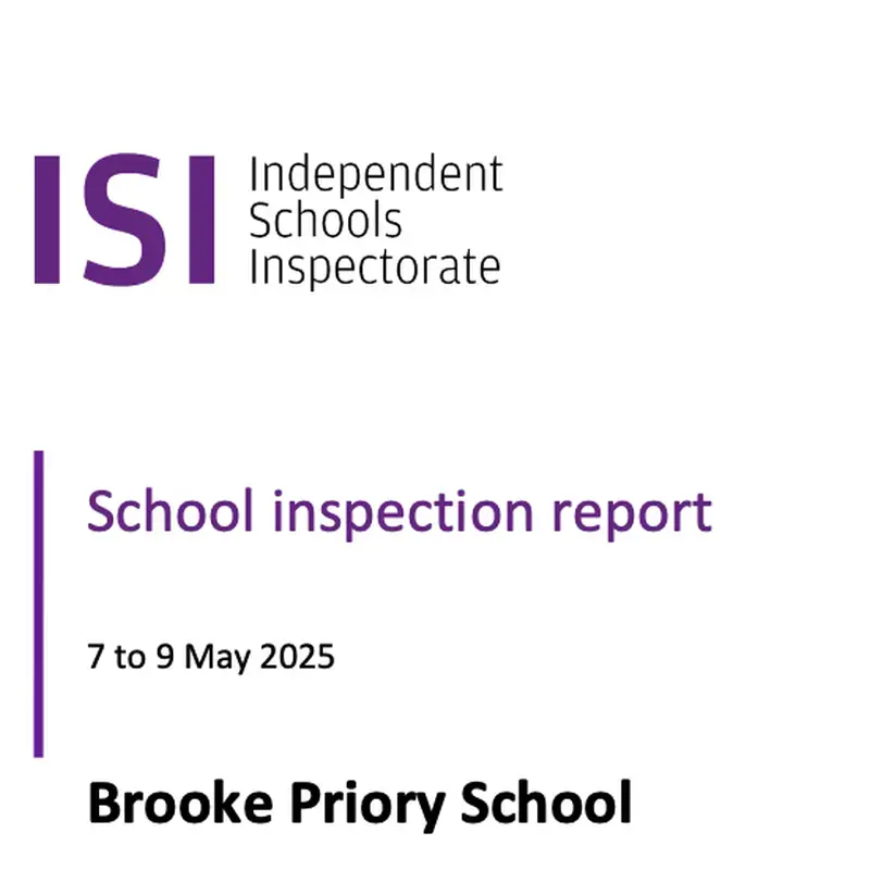 Brooke Priory receives ISI’s highest commendation