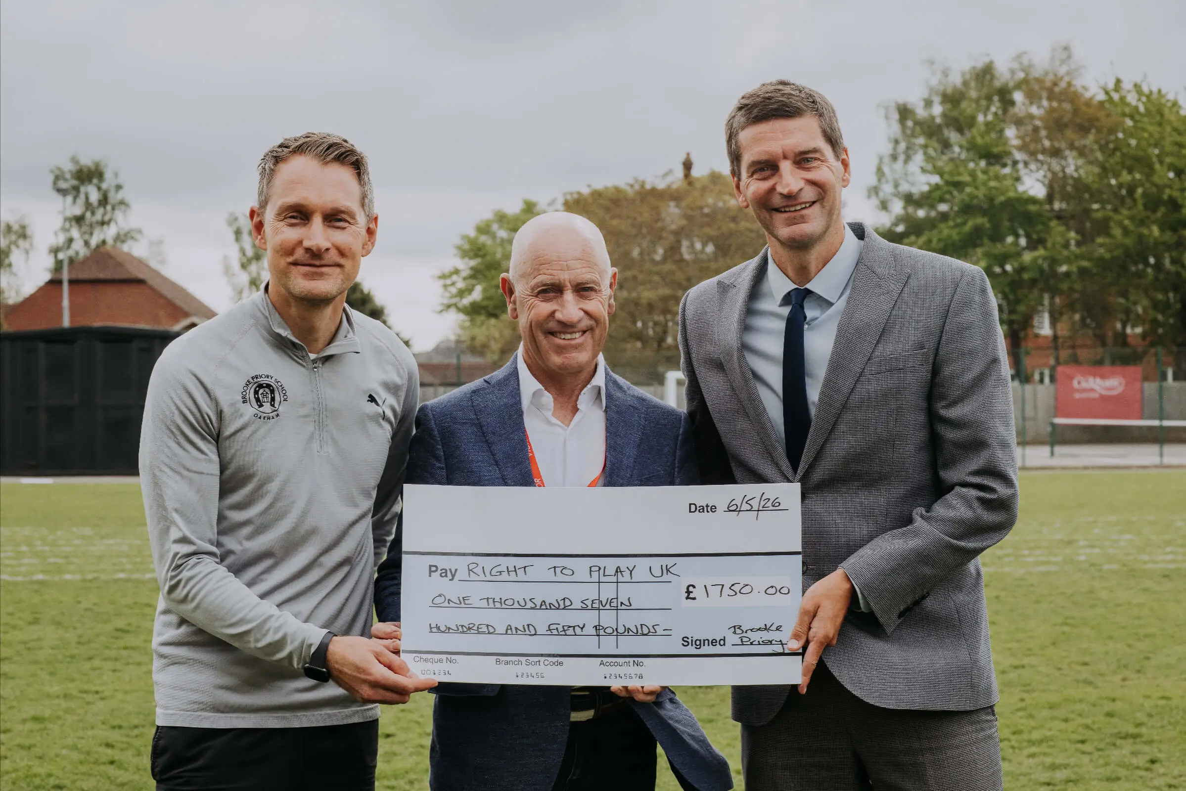 BROOKE PRIORY SCHOOL RAISES £1,750 FOR GLOBAL CHILDREN’S CHARITY RIGHT TO PLAY